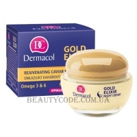 DERMACOL Gold Elixir Rejuvenating Caviar Night Cream 50+ - Крем нічний омолоджуючий