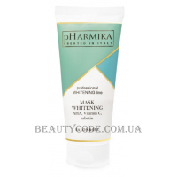 PHARMIKA Whitening Line Vitamin C Whitening Mask - Відбілююча маска з вітаміном С, АНА, арбутином