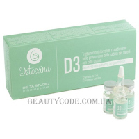 DELTA STUDIO Detoxina D3 Cofanetto DA - Зміцнюючий засіб для профілактики випадіння волосся при жирній шкірі