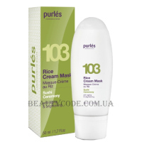 PURLÉS 103 Rice Cream Mask - Рисова кремова маска