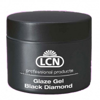 LCN Glaze Gel Black Diamond - Запечатувальний гель з алмазним пилом