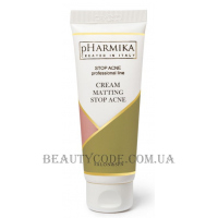 PHARMIKA Stop Acne Matting Cream - Матуючий крем