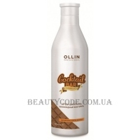 OLLIN Cocktail Bar Hair Cream Shampoo Chocolate Shake - Крем-шампунь для об'єму та шовковистості волосся "Шоколадний коктейль"