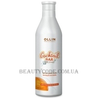 OLLIN Cocktail Bar Hair Cream Shampoo Egg Shake - Крем-шампунь для блиску та відновлення волосся "Яєчний коктейль"