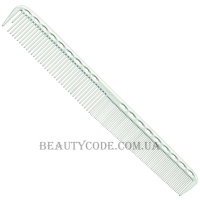 Y.S.PARK Cutting Combs YS-336 White - Гребінець для стрижки волосся середньої довжини, білий