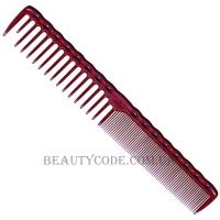 Y.S.PARK Cutting Combs YS-332 Red - Гребінець для стрижки волосся середньої довжини, червоний