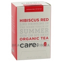 CARE TEA Hibiscus Red Organic Tea - Трав'яний тизан "Гібіскус", пакети