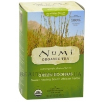 NUMI Organic Tea Green Rooibos - Трав'яний тизан "Зелений ройбуш", пакетований