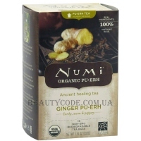 NUMI Organic Tea Ginger Pu-erh - Чорний чай "Імбірний пуер", пакетований