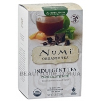 NUMI Organic Tea Herbal Teasan "Chocolate Mint" - Трав'яний тизан "Шоколад та м'ята", пакетований