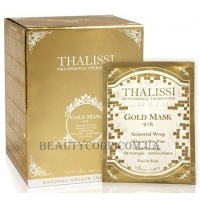 THALISSI Gold Mask 24K Gold Wraps - Маска для обличчя та тіла на основі 24К золота та водоростей
