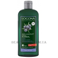 LOGONA Anti-Dandruff Shampoo Juniper - Біо-шампунь для сухої шкіри голови проти лупи "Ялівець"