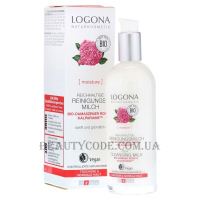 LOGONA Organic Rose Cleansing Milk - Очищуюче молочко для сухої та чутливої ​​шкіри 