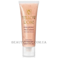 YELLOW ROSE Hyaluronic Face Scrub - Скраб для обличчя з гіалуроновою кислотою та квітковими екстрактами