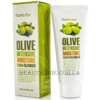 FARMSTAY Olive Intensive Moisture Foam Cleanser - Пінка-крем для вмивання "Олива"