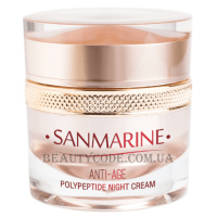 SANMARINE Anti-Age Polypeptide Night Cream - Поліпептидний нічний крем