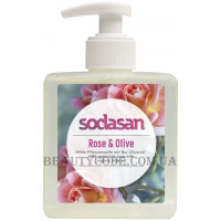 SODASAN Rose-OliveLiquid Soap - Органічне тонізуюче рідке мило "Роза-Олива"