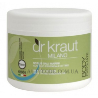 DR KRAUT Sea Salt Scrub with Thyme Essential Oil - Скраб з морською сіллю та ефірною олією чебрецю