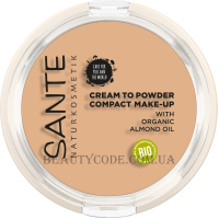 SANTE Compact Makeup "Cream to Powder" - Компактна пудра-крем