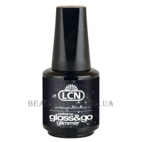 LCN Extreme Gloss&Go Glimmer - Фініш-гель без липкого шару