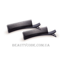PERFECT BEAUTY Black Hair Clips with Comb - Кліпса-затискач з гребінцем, чорна
