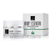 Dr. KADIR Hemp Essential Cream Mask for Dry Skin - Маска-крем з екстрактом канабісу для сухої шкіри