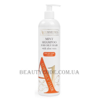 A1 COSMETICS Mint Shampoo for Oily Scalp - М'ятний шампунь для жирного волосся з алое вера