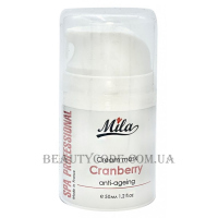 MILA Cream Mask Cranberry Аnti-aging - Маска з журавлиною антивікова кремова