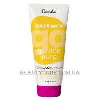 FANOLA Color Mask Golden Aura - Маска тонувальна для зволоження та живлення 