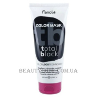 FANOLA Color Mask Total Black - Маска тонувальна для зволоження та живлення 
