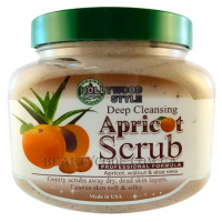 HOLLYWOOD STYLE Deep Cleansing Apricot Scrub - Абрикосовий скраб для очищення обличчя