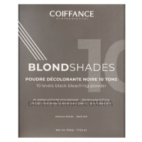 COIFFANCE Blondshades 10 Levels Black Bleaching Powder - Освітлююча пудра для волосся з активованим вугіллям