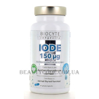 BIOCYTE Longevity Iode 150 µg - Харчова добавка з йодом