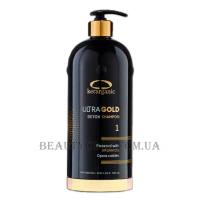 KERARGANIC Ultra Gold Detox Shampoo Premium Step 1 - Підготовчий шампунь для кератину 