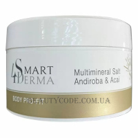 SMART4DERMA Body Pro-Fit Multimineral Salt Andiroba&Acai - Мультимінеральна сіль для рук і тіла з олією андироби та асаї