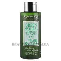 GESTIL Alan Jey Green Natural Shampoo-Balsam - Шампунь-бальзам 2в1 з олією жожоба та алое вера