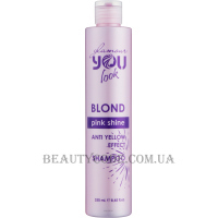 YOU LOOK Professional Pink Shine Shampoo - Шампунь для нейтралізації жовто-помаранчевих відтінків волосся