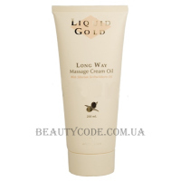 ANNA LOTAN Liquid Gold Long Way Massage Cream Oil - Крем масажний «Золотий»