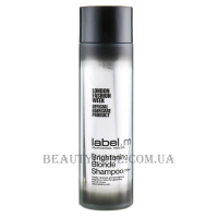 LABEL.M Brightening Blonde Shampoo - Освітлюючий шампунь для блондинок