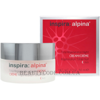 INSPIRA Alpina Total Regeneration Night Cream Rich - Нічний відновлюючий крем для сухої шкіри