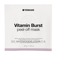 TOSKANI COSMETICS Vitamin Burst Peel Off Mask - Вітамінна моделювальна маска