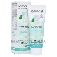 LOGONA Naturweiss Peppermint Toothpaste - Відбілююча зубна біопаста