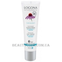 LOGONA Protective Day Cream Echinacea - Денний захисний біо-крем для обличчя "Ехінацея"