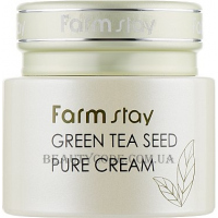 FARMSTAY Green Tea Seed Pure Cream - Крем для обличчя з екстрактом зеленого чаю