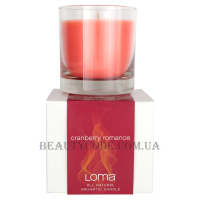 LOMA Candle Cranberry Romance - Ароматизована свічка з ароматом журавлини "Романтика"