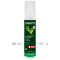 LOGONA Starker Halt Haarspray - Біо-спрей для моделювання зачіски та шовковистого блиску