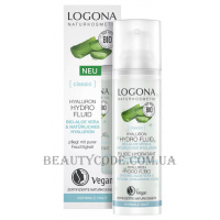 LOGONA Hyaluron Hydro Fluid - Біо-гідро-флюїд для зволоження з гіалуроновою кислотою та алое