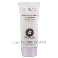 CLINICCARE Sun Shield Silky Cream SPF-30 - Сонцезахисний крем з ефектом шовку SPF-30