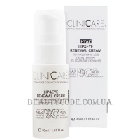 CLINICCARE Lip&Eye Renewal Cream - Відновлюючий крем для губ та очей