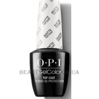 OPI Gel Color Matte Top Coat - Топове покриття для гель-лаку з матовим ефектом